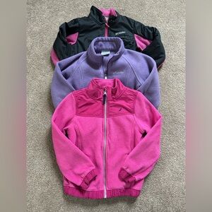 Girls fleece jackets